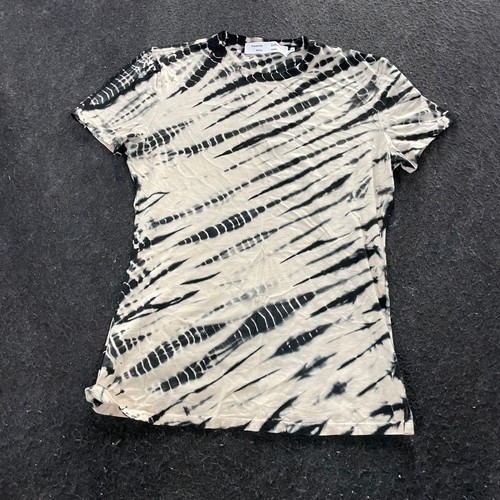 PROENZA SCHOULER Tie Dye Cotton T-Shirt Women's Size S Black