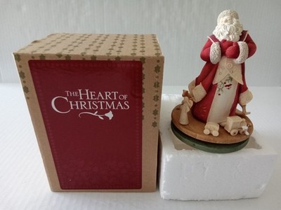 Enesco Heart of Christmas Joy To The Whirled 4027175 Santa Spinning Figure 2012