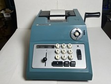 OLIVETTI SUMMA PRIMA 20-CALCOLATRICE MECCANICA MANUALE ANNI 60 DESIGNER NIZZOLI