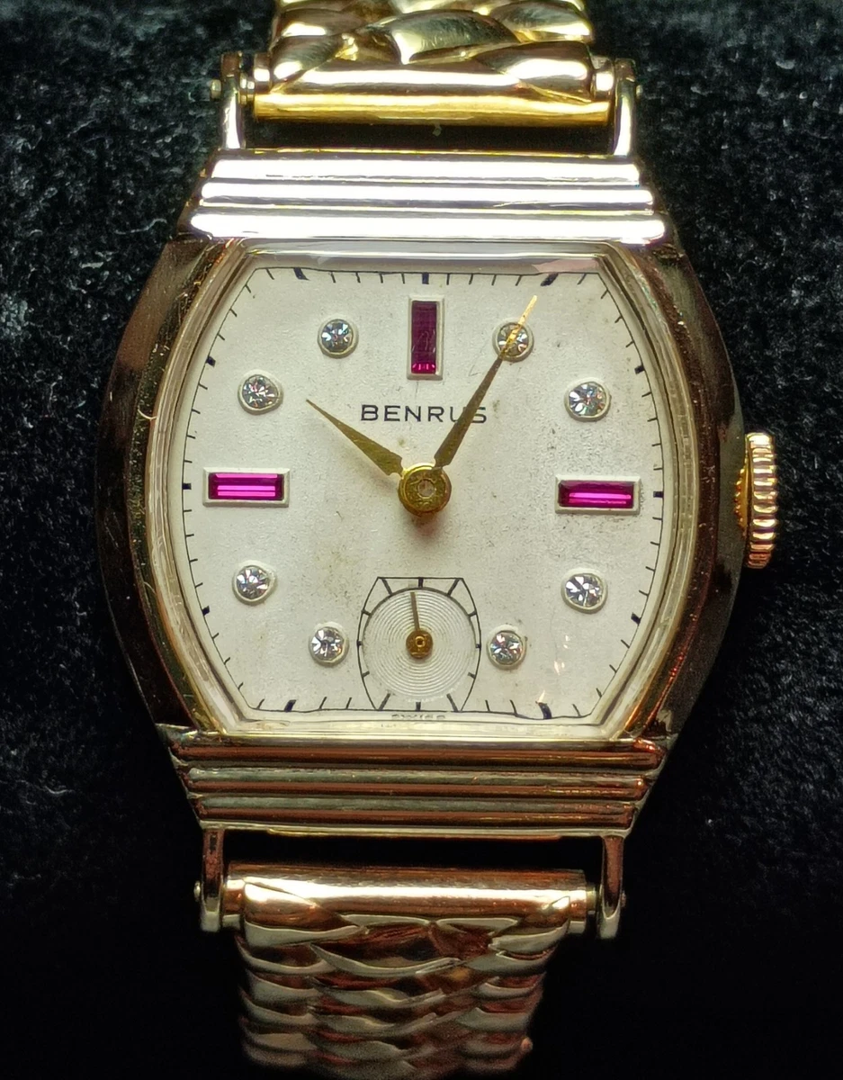 Vintage‎ Benrus Ladies Watch 10K RGP Bezel 7 Jewel BW 3 Mechanical Parts Repair Benrus 10k Rgp Bezel - Etsy main image 4