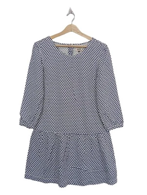 TOMMY HILFIGER Robe à manches longues Dames Robe T EU 36 bleu-blanc - Photo 1/4