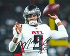 Michael Penix Jr Signed Autographed Atlanta Falcons 8x10 Photo with COA/Hologram