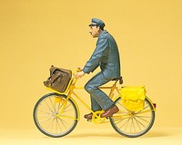 Preiser 45073 Spur G - Postbote ( Frankreich ) Auf Fahrrad Neu Und Ovp