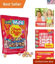 Delicious 5 Flavor Mini Lollipops: 50.8 oz Bag for Parties and Stocking Stuffers