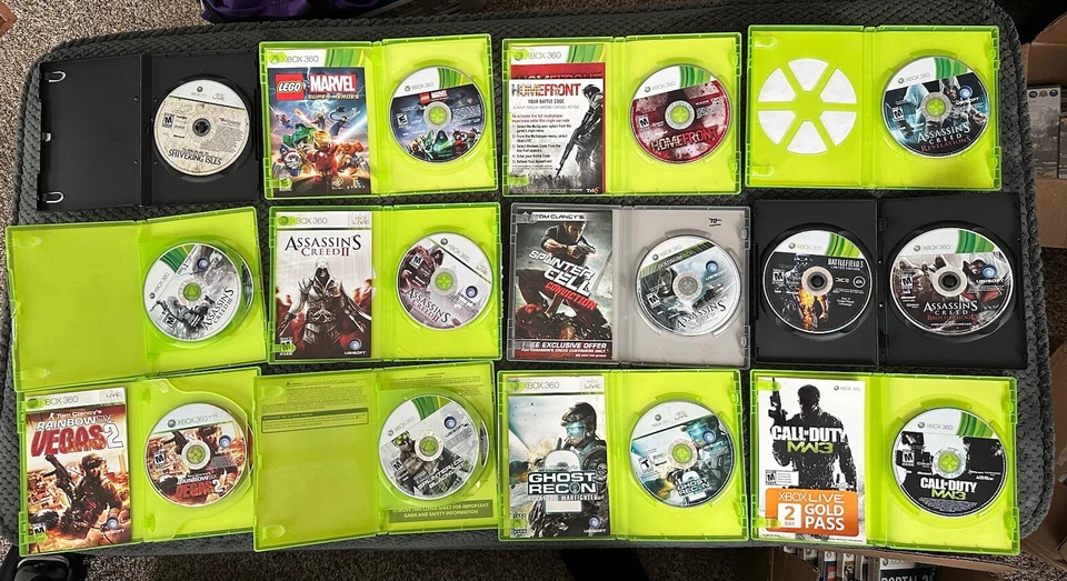 Lote de 25 juegos para Xbox 360 Need For Speed, Assassins Creed, Call Of Duty+++ Foto 4 de 4