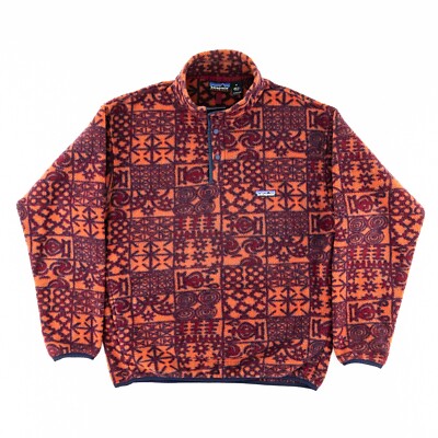 Patagonia Vintage 90 Mens Medium Synchilla Snap-T Pullover Fleece