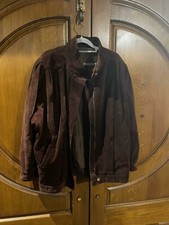 St Michael Vintage Brown  Suede Jacket 