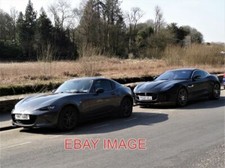 PHOTO  MAZDA MX-5 RF VS JAGUAR F-TYPE:  BIBURY 23.3.22