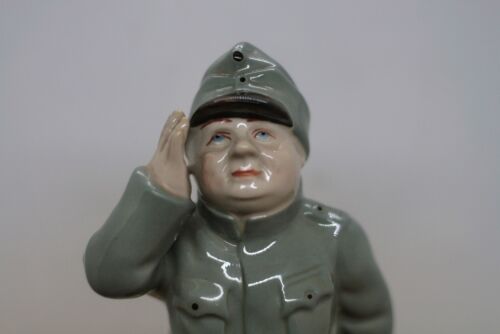 Soldat Porzellan Figur Vintage Deko Royal Dux Offiziersstück Krieger Herkunft - Bild 3 von 11