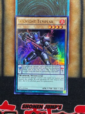 Yugioh Igknight Templar MP16-EN066 Ultra Rare 1st Ed NM