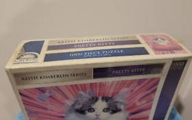 Keith Kimberlin Series Pretty Kitty 1000 Pce 2011 Cat Jigsaw Puzzle New Sealed