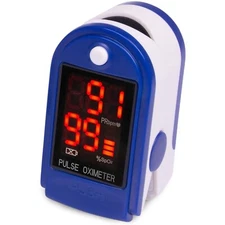 ZacUrate 500BL Series Fingertip Pulse Oximeter, Blood Oxygen Monitor SpO2 Meter