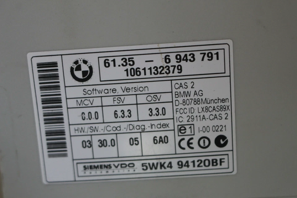 Chassis Brain Box BMW 530I 06 07 - Изображение 2 из 4