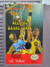 All-Pro Basketball (Nintendo Entertainment System NES, 1989) Cleaned & Tested