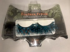 WETnWILD Fantasy Makers False Eyelashes Feather Fetish- Fluff- Turquoise 1 Set 