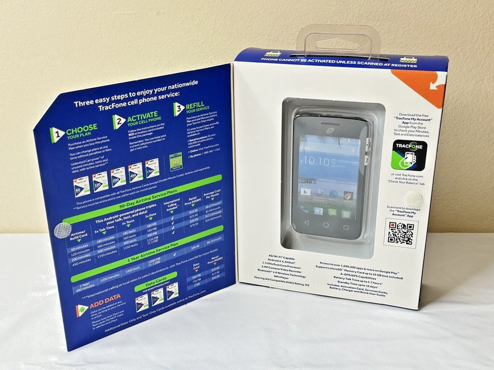 Tracfone Alcatel Onetouch Pixi Glitz 4G Android Smartphone A463BG - BRAND NEW! - Image 2 of 4