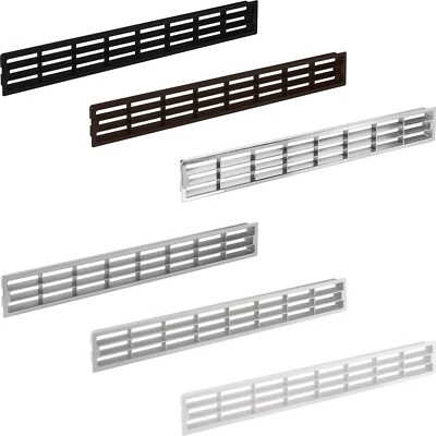 HÄFELE Griglia Aerazione Porta Kühlschrank-abluft Zoccolo Möbelgitter Cucina 458x65 MM