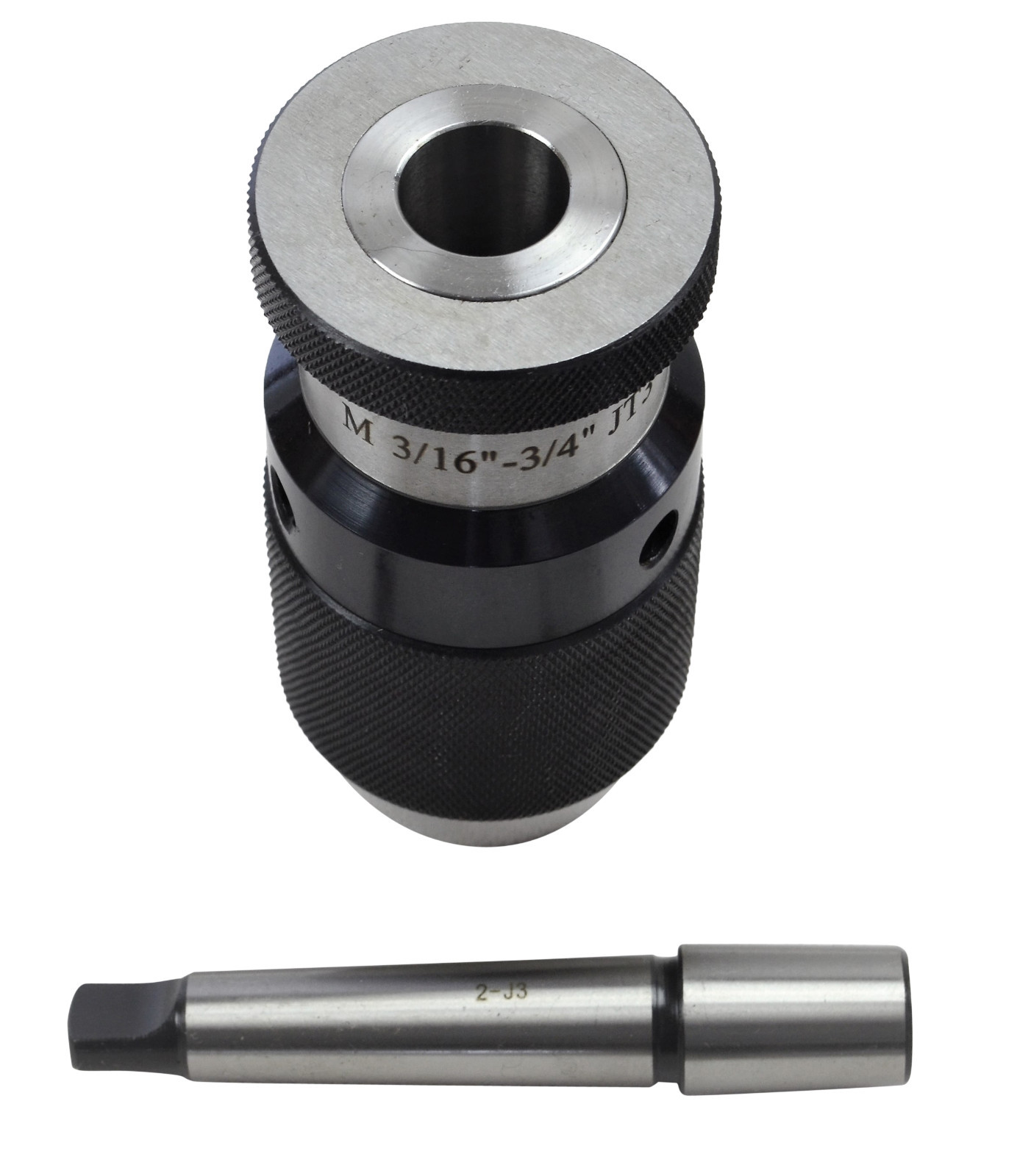 3/16 to 3/4 Keyless Drill Chuck, JT3 Taper morse 2 MT2 arbor included