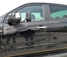 Für Ford Ranger 2015-2019 Bat Style Tür Zierleisten ABS Body Kit 4 Stück