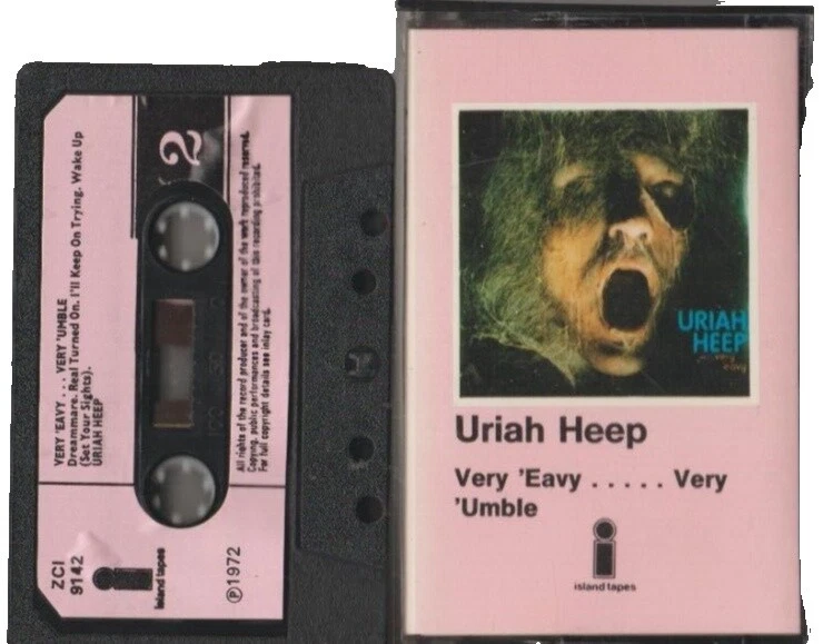 Uriah Heep casetes de música rock hard rock