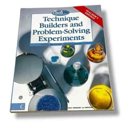 ChemFile Lab Program Technique Builders Problem Solving Experiments Teachers Ed