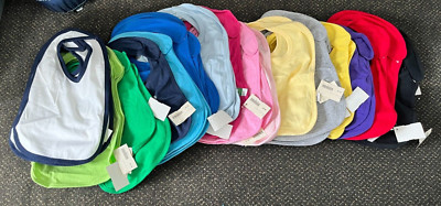 NEW Precious Cargo Baby Boy Girl 100% Cotton Bibs OSFA Many Colors & Styles