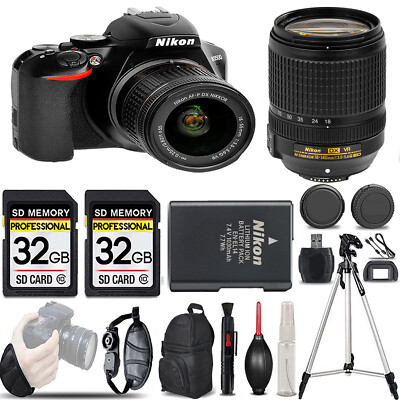 Nikon D3500 DSLR Camera with 18-55mm Lens +18-140mm