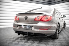 Street Pro Heckschürze Heck Ansatz Diffusor passend für VW Passat CC rot