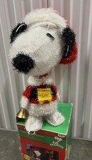 Peanuts Snoopy Pre-Lit Yard Art 18  Christmas Outdoor Decoration
