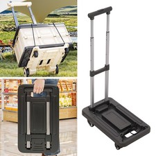 Industrial Trolley Luggage w/ 4 Wheels Foldable Hand Truck Heavy Duty Sack Truck
