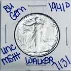 1941 D BU UNCIRCULATED LIBERTY WALKING SILVER HALFDOLLAR AUTHENTIC U.S.MINT 7131
