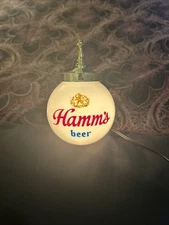 Original  Hamm’s Beer Miniature Cash Register Plastic Globe Lighted Beer Sign 🍺