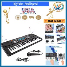 Kids Piano Keyboard 37 Keys Portable Electronic Musical Toy for 3-6 Olds
