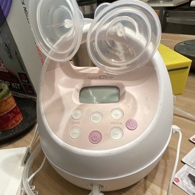 Spectra S1 Double Electric Breast Pump Digital Timer Mains Pink/White 24mm