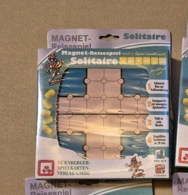 NEU OVP SOLITAIRE SOLITÄR  Reisespiel Magnet NSV #6 Nürnberger Spielkarten