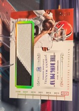2014 Panini National Treasures - Timeline Materials Johnny Manziel #TM-JM...