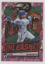 2021 Panini Donruss Unleashed Pink Fireworks Bo Bichette #UNL24 2yi