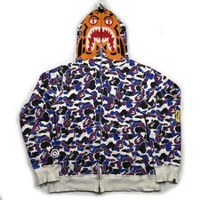 BAPE Hong Kong HK Store Exclusive Camo M Tiger Hoodie OG 2011 RARE Bathing Ape