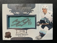 23-24 The Cup Hockey Scripted Swatches Patch Auto Shane Wright #/35
