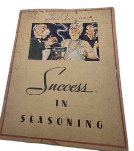 Success In Seasoning Lea & Perrins Recipe Booklet Advert 1934