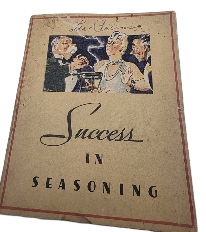 Success In Seasoning Lea & Perrins Recipe Booklet Advert 1934