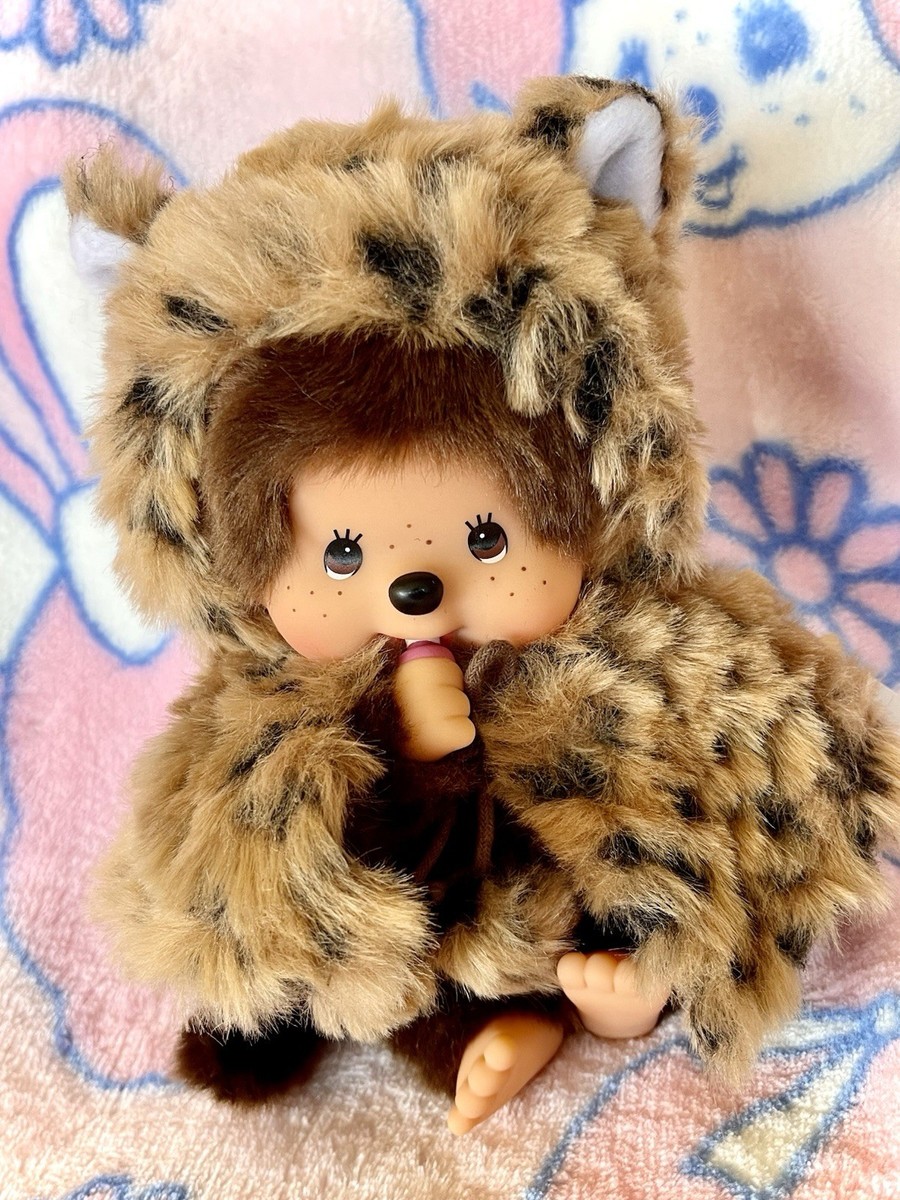 Sekiguchi Monchhichi Leopard Hood with Cat Ears & Cape 8
