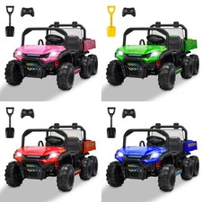 12V Kids Ride On UTV Car for Kids Electric Car Toys 6 Wheeler Off-Road W/Remote