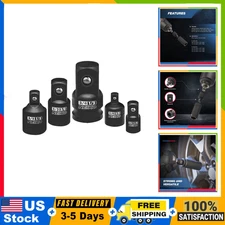 Juego Adaptadores Reductores Impacto Standard SAE 1/4 3/8 1/2 Cromo Vanadio 5PCS