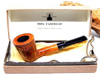 CASTELLO 1960's RARE EARLY EPOCA "WAX DRIP" DUBLIN C.S. CARLO SCOTTI ESTATE PIPE