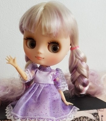 Middie Blythe Puppe mattes Gesicht nackter Gelenkkörper aus Fabrik Haar Perücke BJD Spielzeug Geschenk