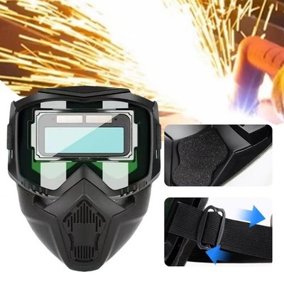 Auto Darkening Welding Glasses Adjustable Band Detachable Welder Mask Impact**