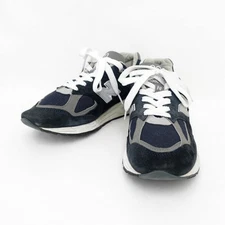 NEW BALANCE LOW CUT SNEAKERS 990 NAVY 27cm M990NB2 MEN BOYS GENS Used GEIS-0