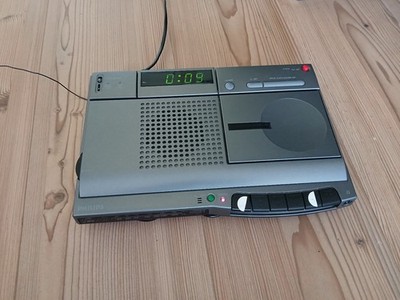 Philips AJ3800 Radio Wecker mit Kassettendeck, Kassettenrekorder 