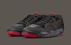 Air Jordan 4 RM Bred FQ7939-060 Size 10 Black Red Sneakers Shoes